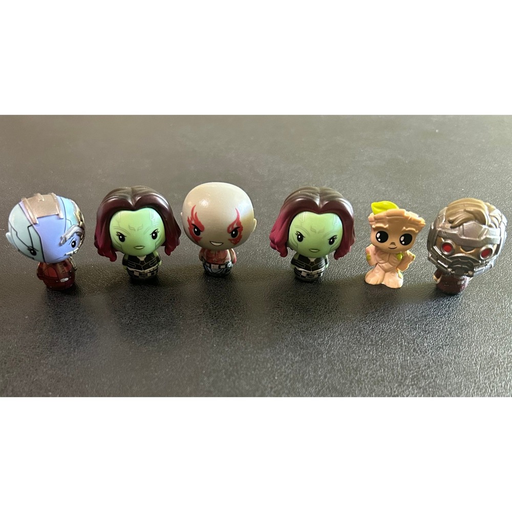 Funko Pint Size Heroes Marvel Guardians of‎ the Galaxy LOT of 6 Figures Volume 2